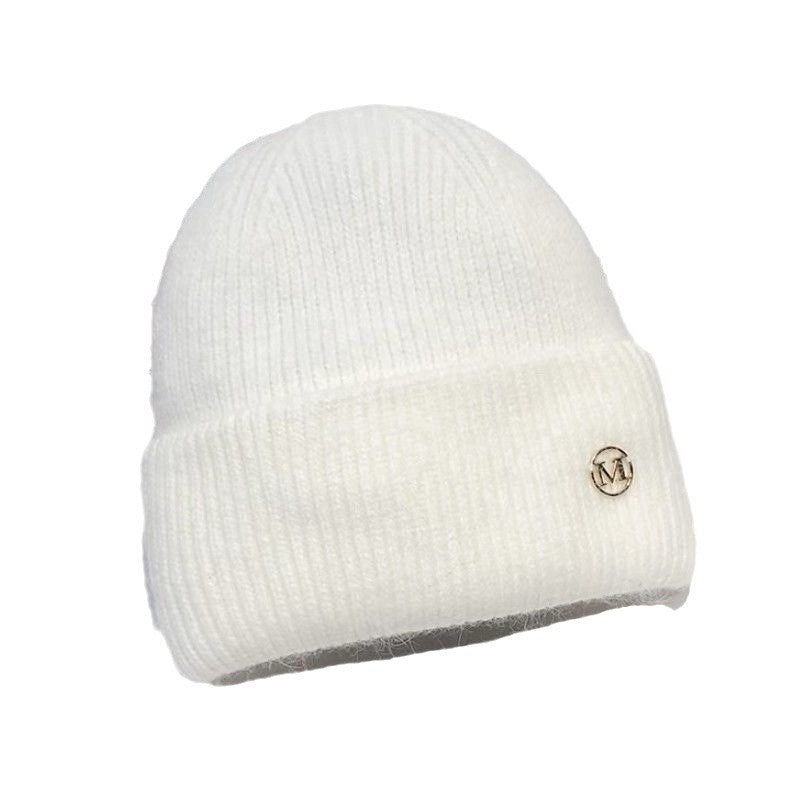 Wholesale  Knitted Hat with Fleece Large Head Circumference Beanie